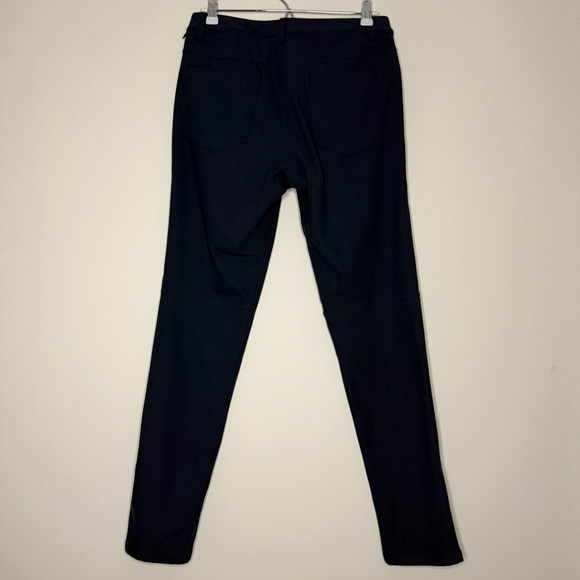 LULULEMON ABC Classic Fit Straight Leg Atheleisure Navy Blue Pant - Picture 10 of 13